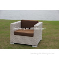 Ivory wide rattan Luxury outdoor furniture Rattan garden sofa aluminium furniture outdoor furniture